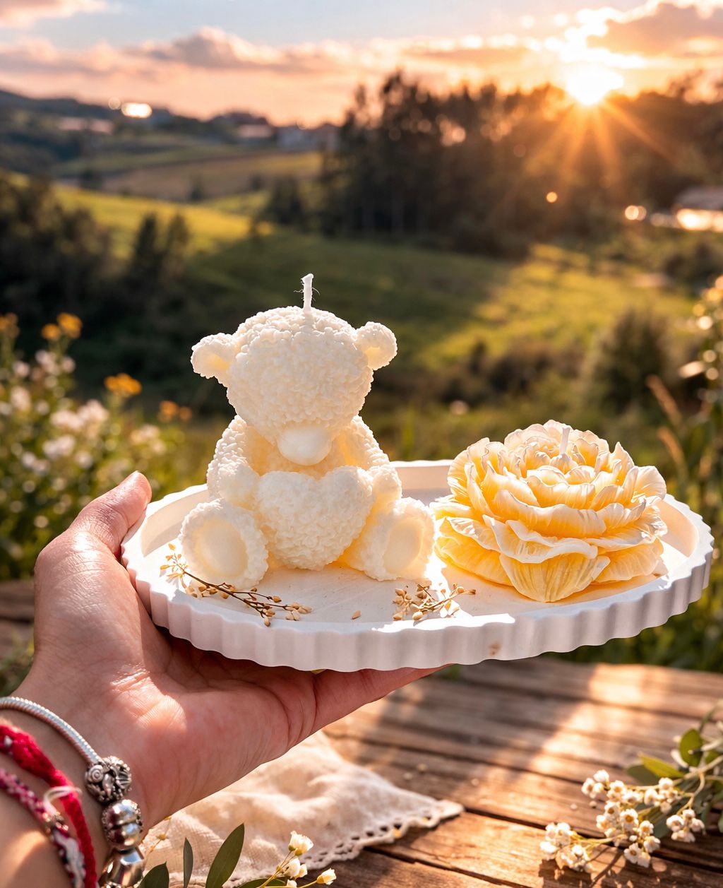 Momento especial com velas decorativas AF Studio